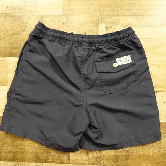 Polo Ralph Lauren Swim Trunks Boys’ Medium 10/12 Navy 5” Inseam Mesh Lined - Picture 12 of 13